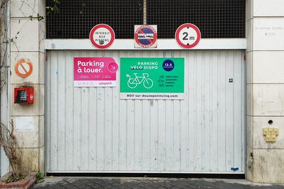 Parking Jardin du Carré de Baudouin - rue du Retrait - Paris 20