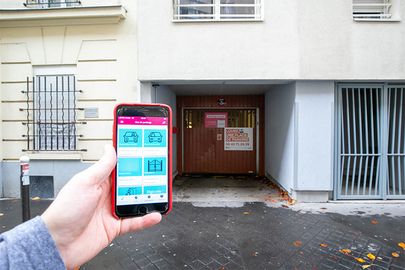 Vignette parking Jardin Baudricourt - rue Philibert Lucot - Paris 13