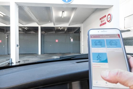 Vignette parking Parc de la Garde - rue Maurice Bellemain - Lyon 5