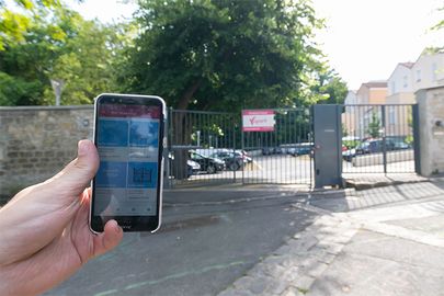 Parking Gare RER Maisons Laffite - rue du Mesnil