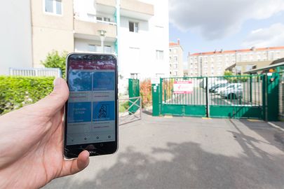 Vignette parking Ecole Karl Marx - Bezons