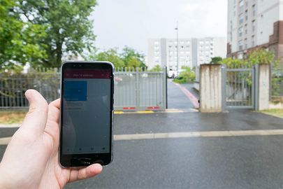 Parking Abbaye Royale - Dammarie les Lys (aérien)