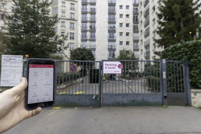 Vignette parking Métro Porte d'Orléans - villa brune - Paris 14