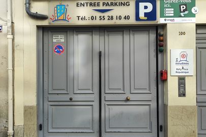 Parking Métro rue Saint-Maur - rue Oberkampf - Paris 11