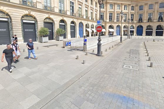 Vignette parking Gagosian - place Vendôme - Paris 1
