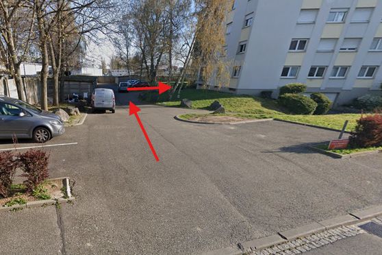 Vignette parking La Poste - rue du Fossé Neuf - Bischheim