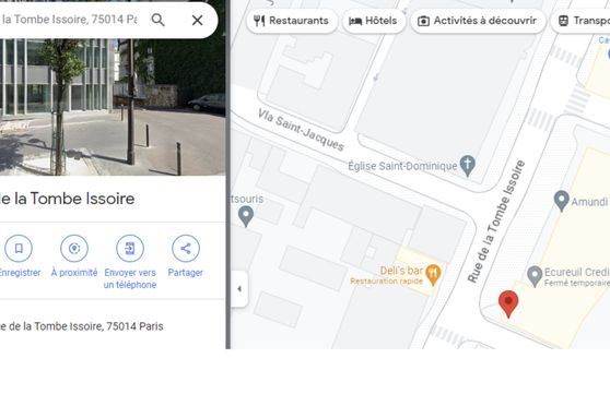 Vignette parking Rue de la Tombe Issoire - Paris 14