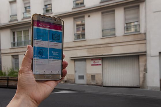 Vignette parking Métro Jourdain - rue des Envierges - Paris 20